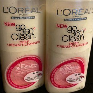LOREAL GO CLEAN CLEANSERS TWO (2)